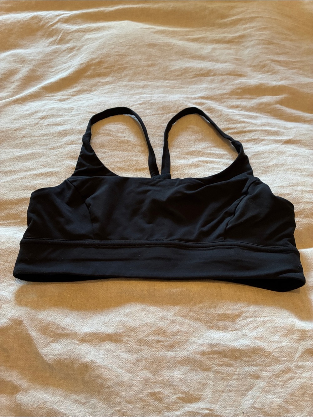 lululemon athletica Black Racerback Sports Bra